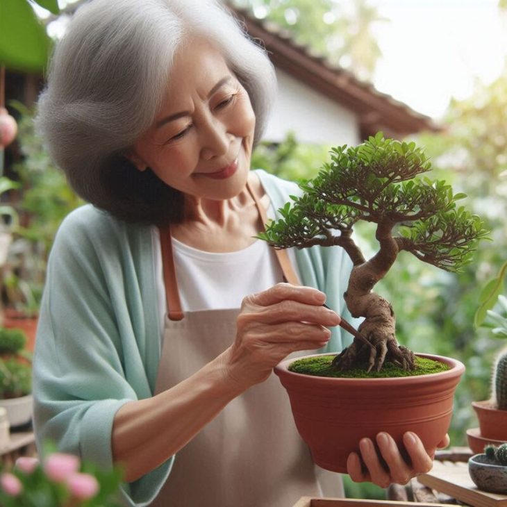 cara merawat bonsai untuk usia platinum